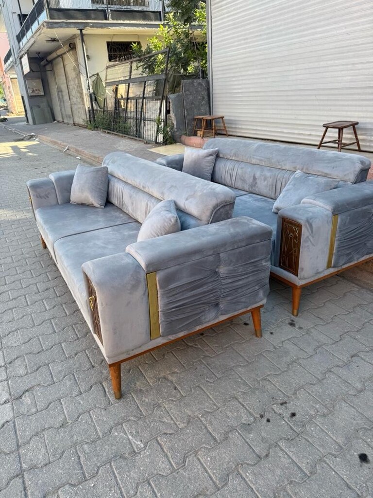 koltuk takımı 2adet 3lü eve teslim mekanizmalı - 9