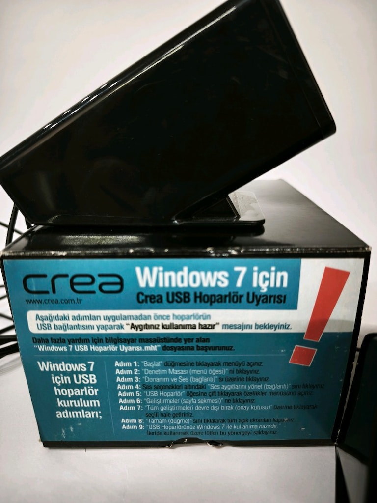 Crea USB bağlantılı Mini PC Hoparlörü - 6
