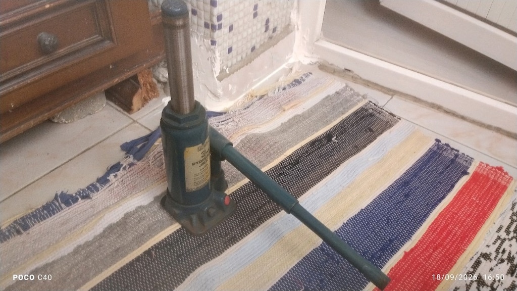 Çalışır 3 ton lük kriko pasları WD40 ile çıkartılır.indirim var - 4