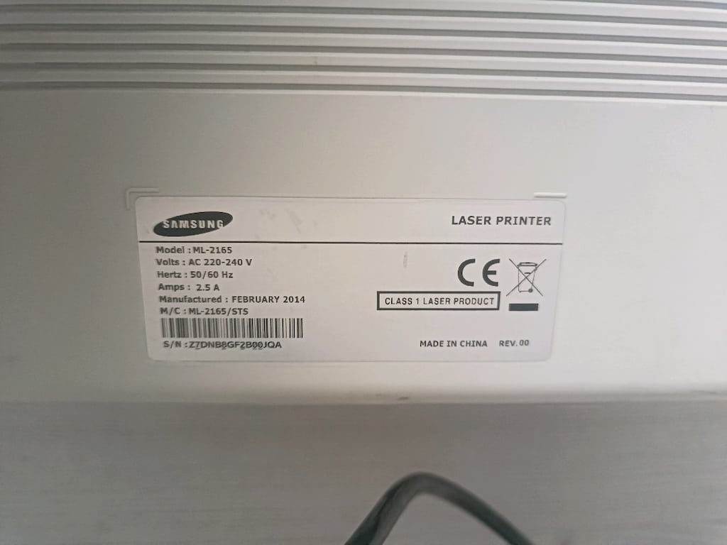 Sıfır gibi bakımlı Yazıcı Samsung ml 2165 - 5