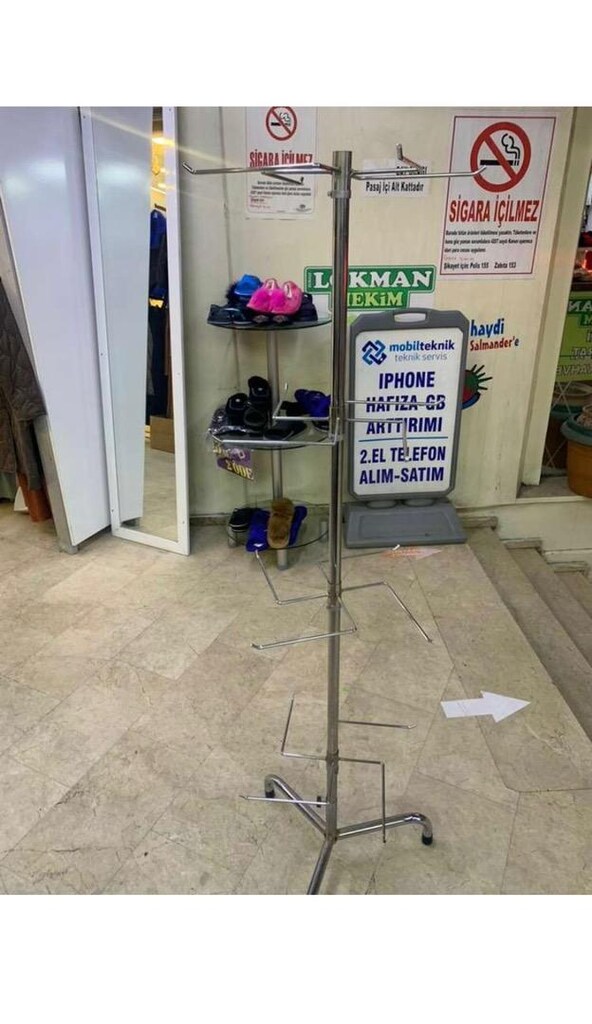 Metal tel askı stant - 4