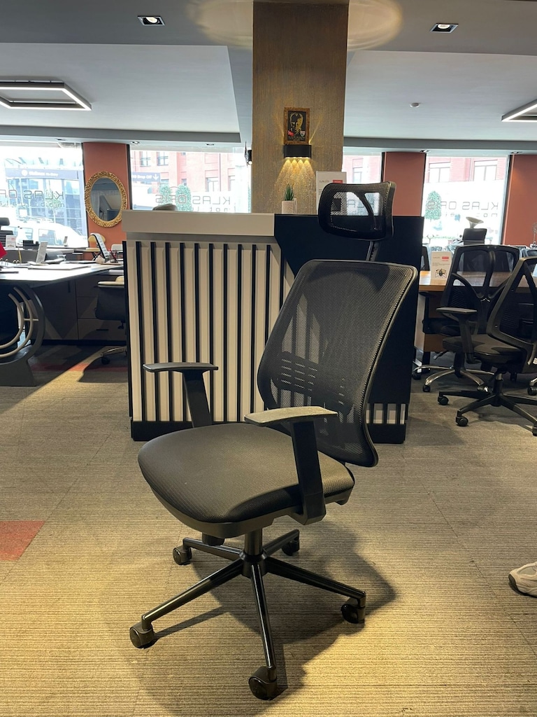 KLAS OFİS ÜSKÜDAR BAŞLIKLI FİLELİ ÇALIŞMA KOLTUĞU İKİNCİ EL - 3