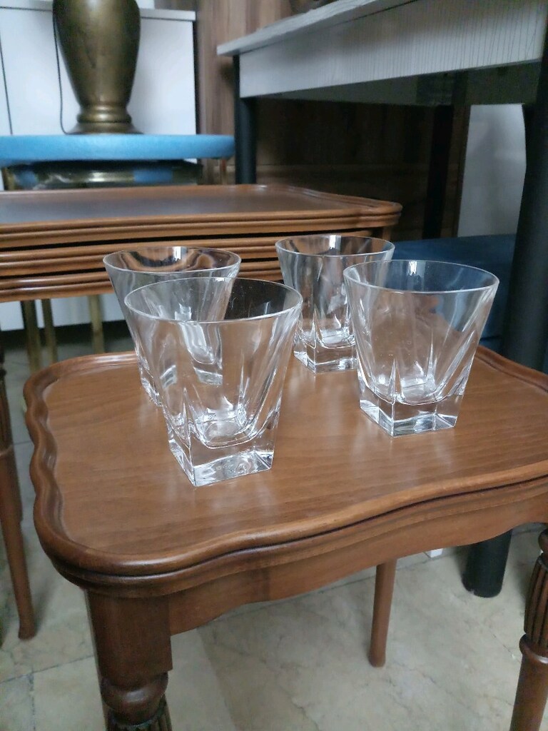 4 adet kristal bardak - 2