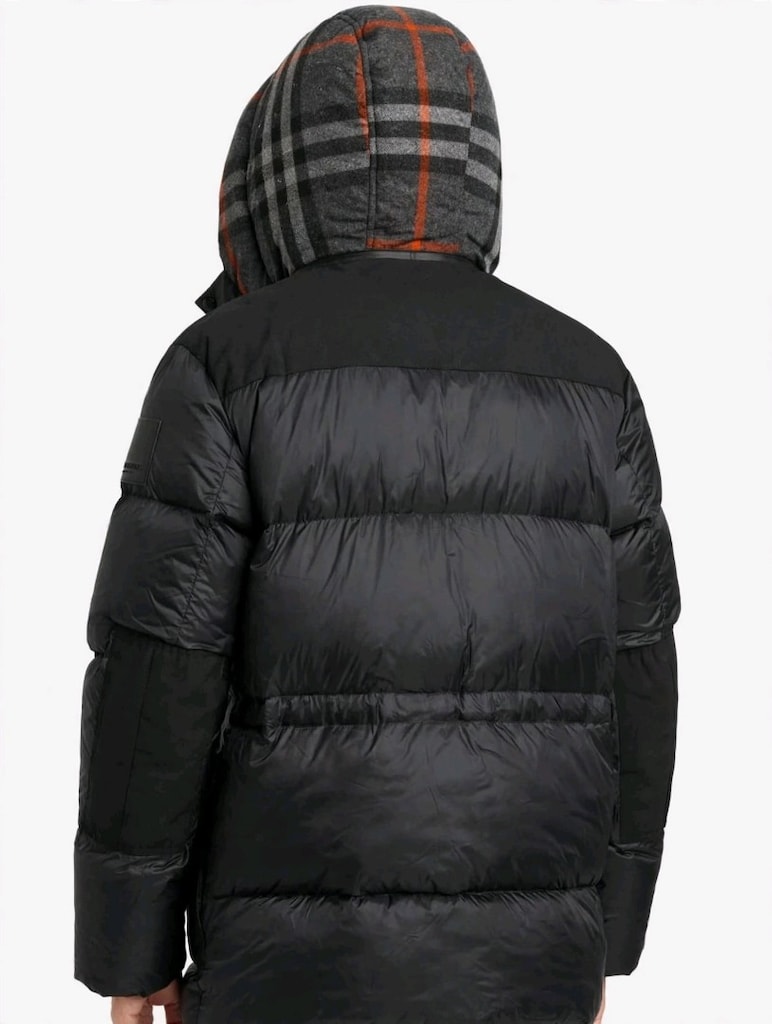 Burberry 'Lindford' Siyah Şişme Mont - 4