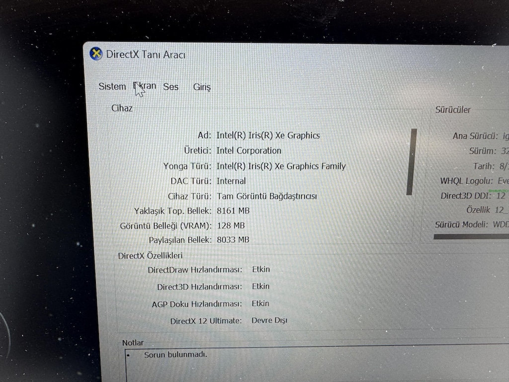 LENOVO THİNKPAD İ5 12. NESİL 16 GB RAM 256 NVME - 8