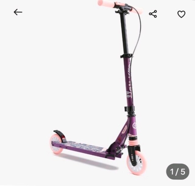 decathlon mor kız scooter sorunsuz