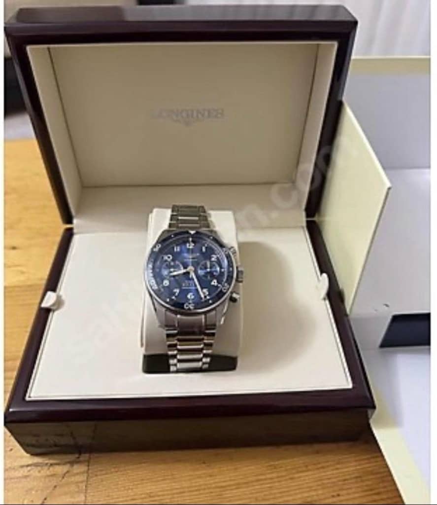 Longines Spirit Flyback 42 mm Automatic Full Set Mavi Kadran - 2