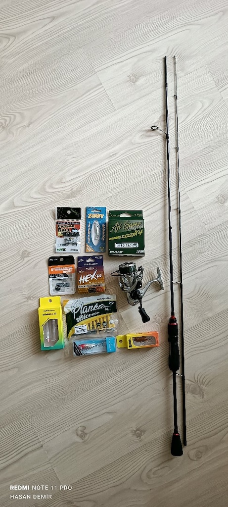1-8 gr atarlı LRF olta takımı