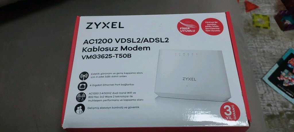 Zyxel VDSL2/ADSL2 Kablosuz Modem - 2
