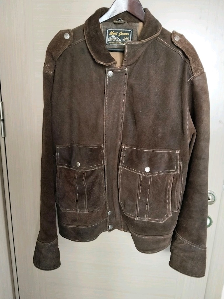 mavı jeans derı mont - 3