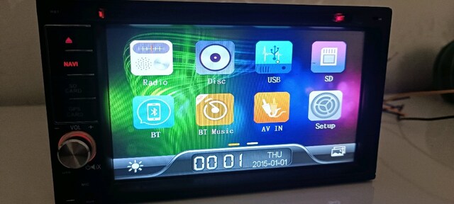 7 İNÇ DABIL TEYP 3 ANFİ ÇIJIŞLIDIR USB CD BT AUX GPS BİDEO OYNAT VS.