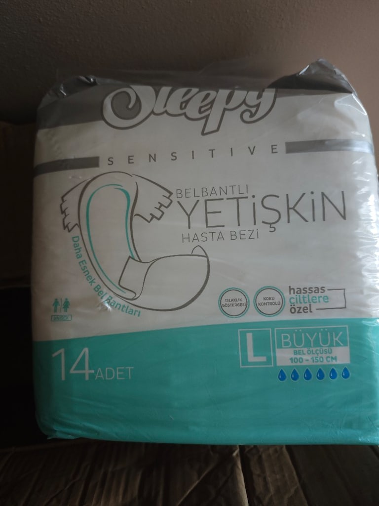 yetişkin hasta bezi L boy 14lü x 4 Adet