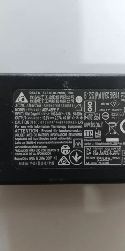 Orjinal Acer 19v - 2.37a Notebook Adaptör - 4