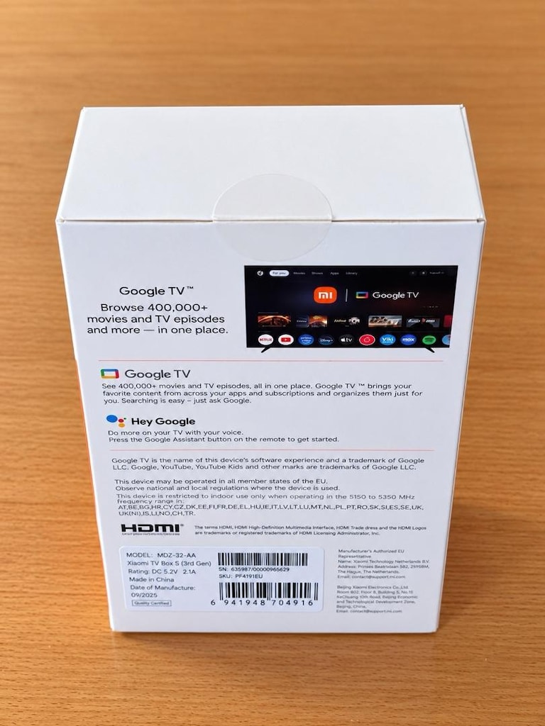 Xiaomi TV Box S 3. Nesil 4K – Sıfır Kapalı Kutu, Faturalı ve Garantili - 5