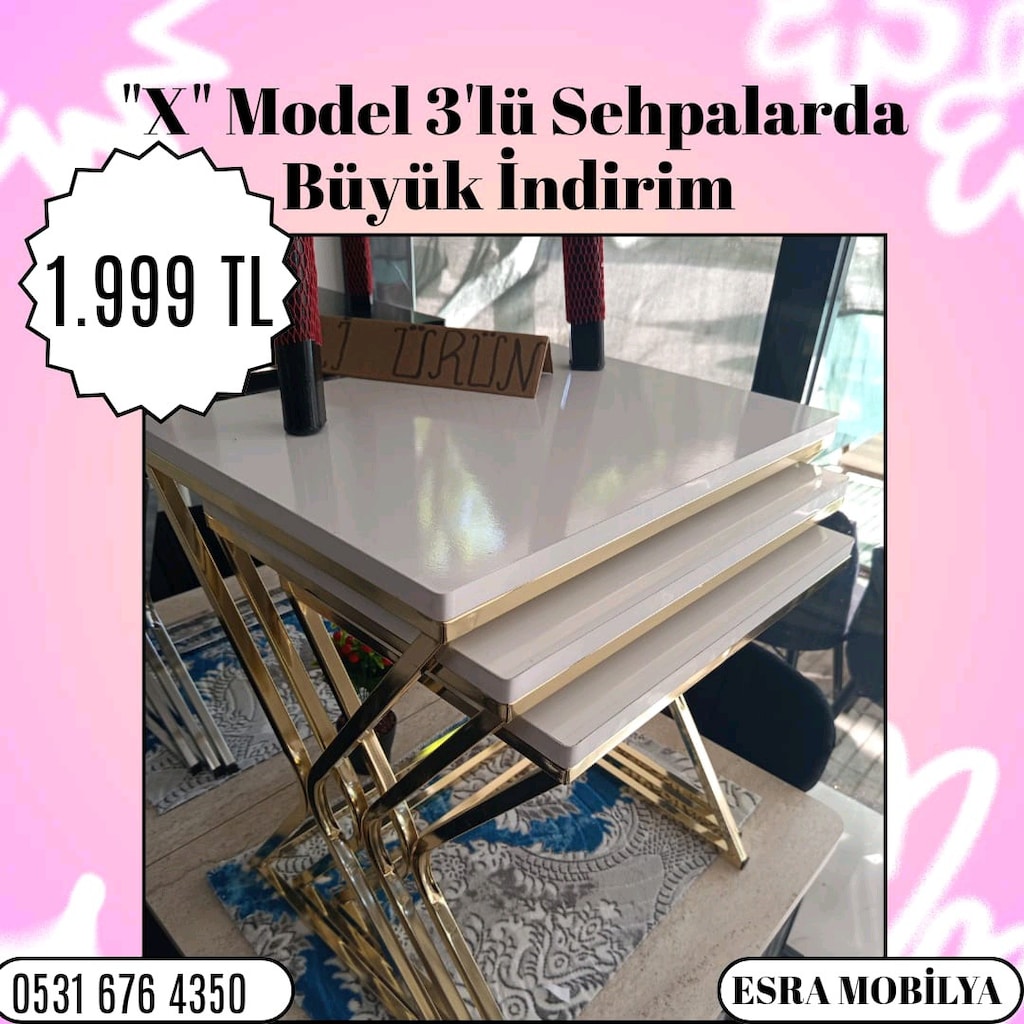 Zigon Sehpa Modellermiz Nakite Özel Fiyat Sadece - 8