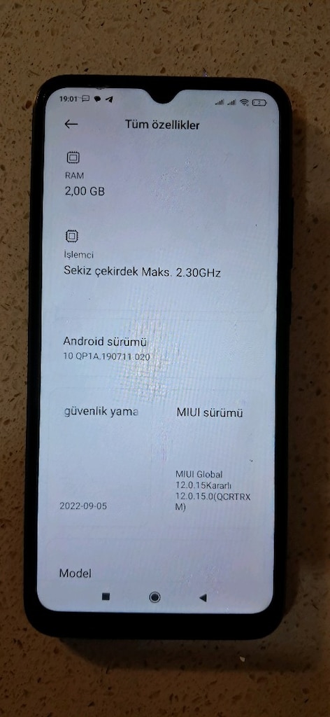 readmi 9c Android cep telefonu - 2