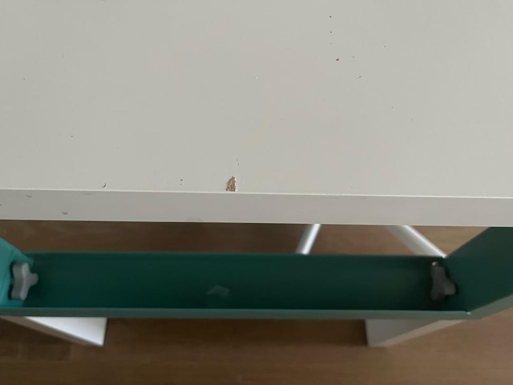ikea çocuk çalışma masası ve sandalyesi ve koruyucu ped - 7