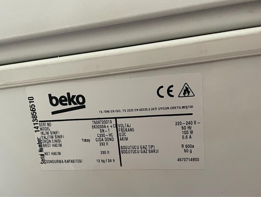 Beko 230 lt Derin Dondurucu - 5