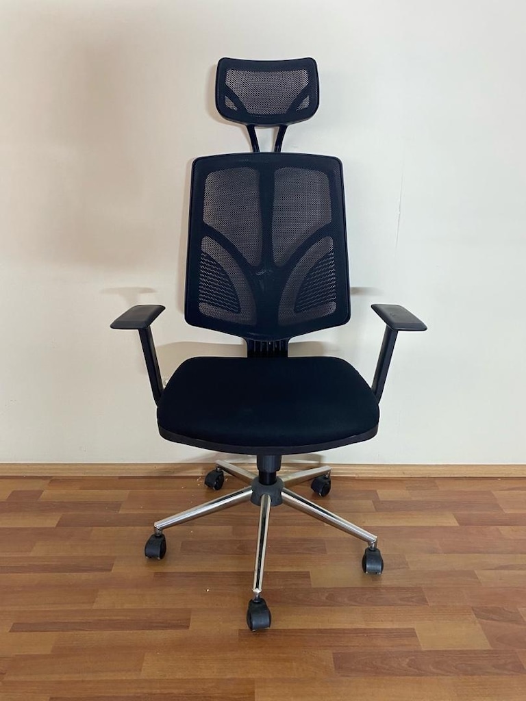 ofis çalışma koltuğu başlıklı krom ayaklı 2.el çok temiz!!