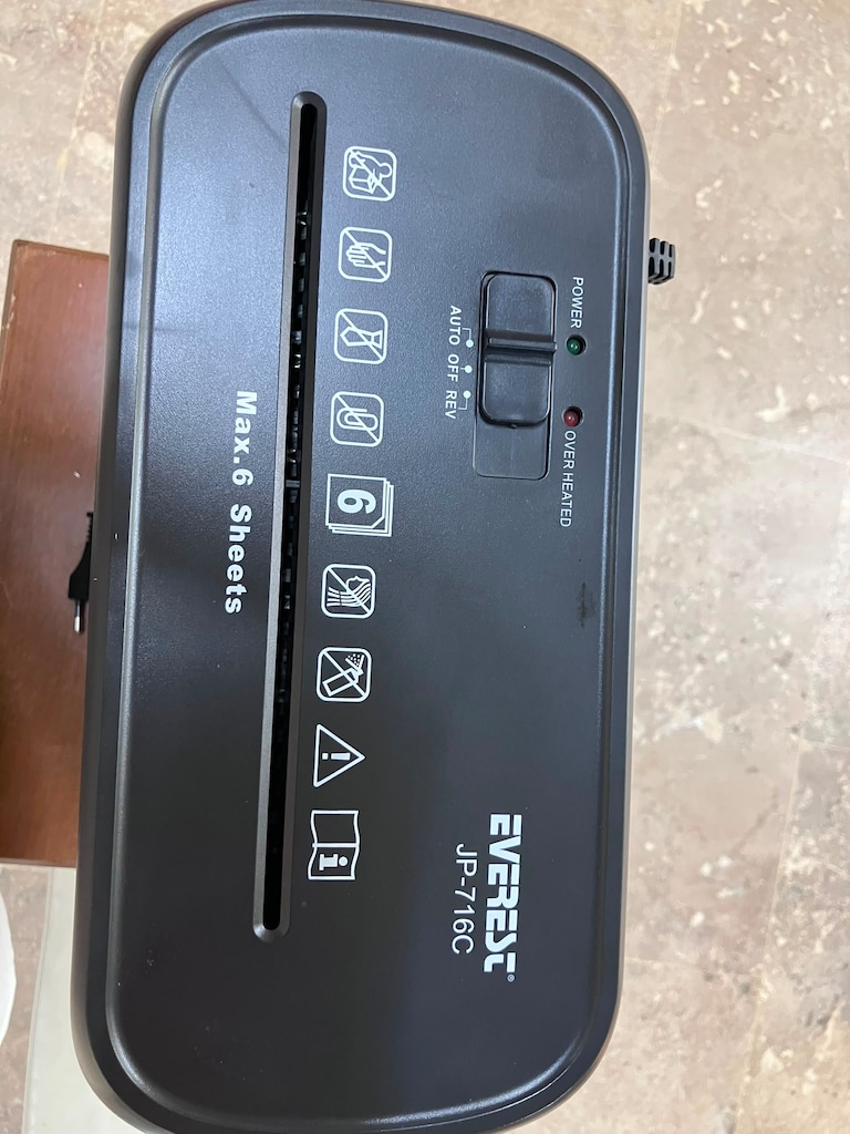 Everest JP-710C Kağıt Kesme Cross Cut Paper Shredd İmha Makinesi - 2