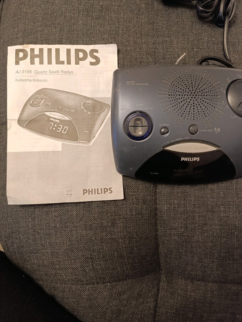 Philips saat radyo alarm