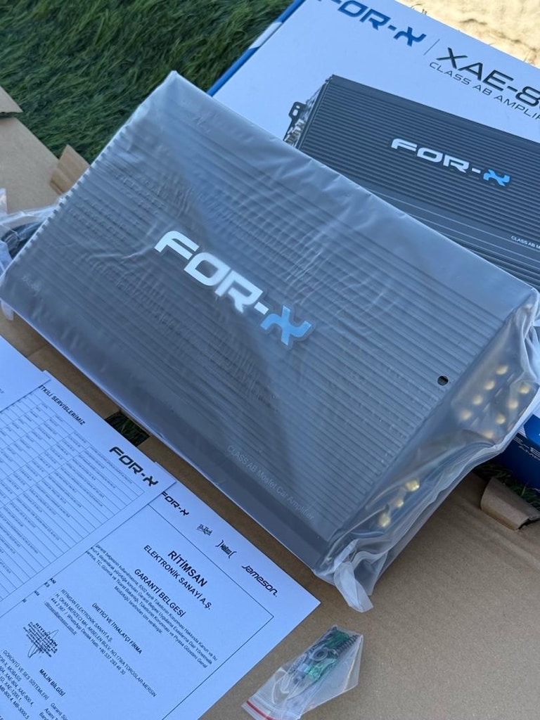 FORX XAE-804 AMFİ SIFIR KAPALI KUTU BASS KONTROLLÜ - 4