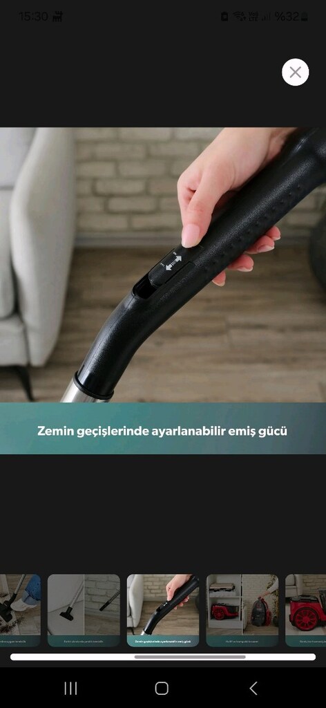 Homend Dustroyel 1255H yatay süpürge - 3