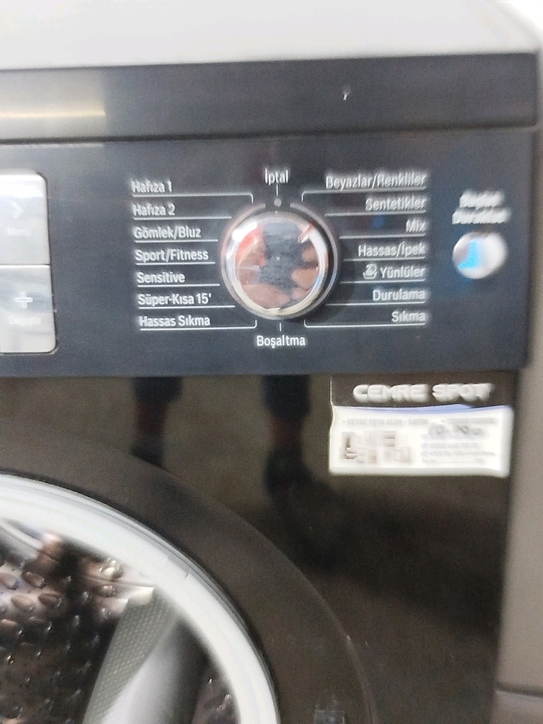 BOSCH 8 KG SİYAH ÇAMAŞIR MAKİNESİ İZMİR İÇİ 3 AY GARANTİMİZ VARDIR - 7