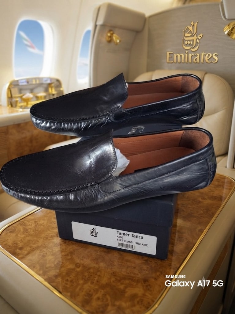 PİLOT"TAN TANCA ERKEK DERİ LOAFER driving shoes AYAKKABI SIFIR 44 - 8