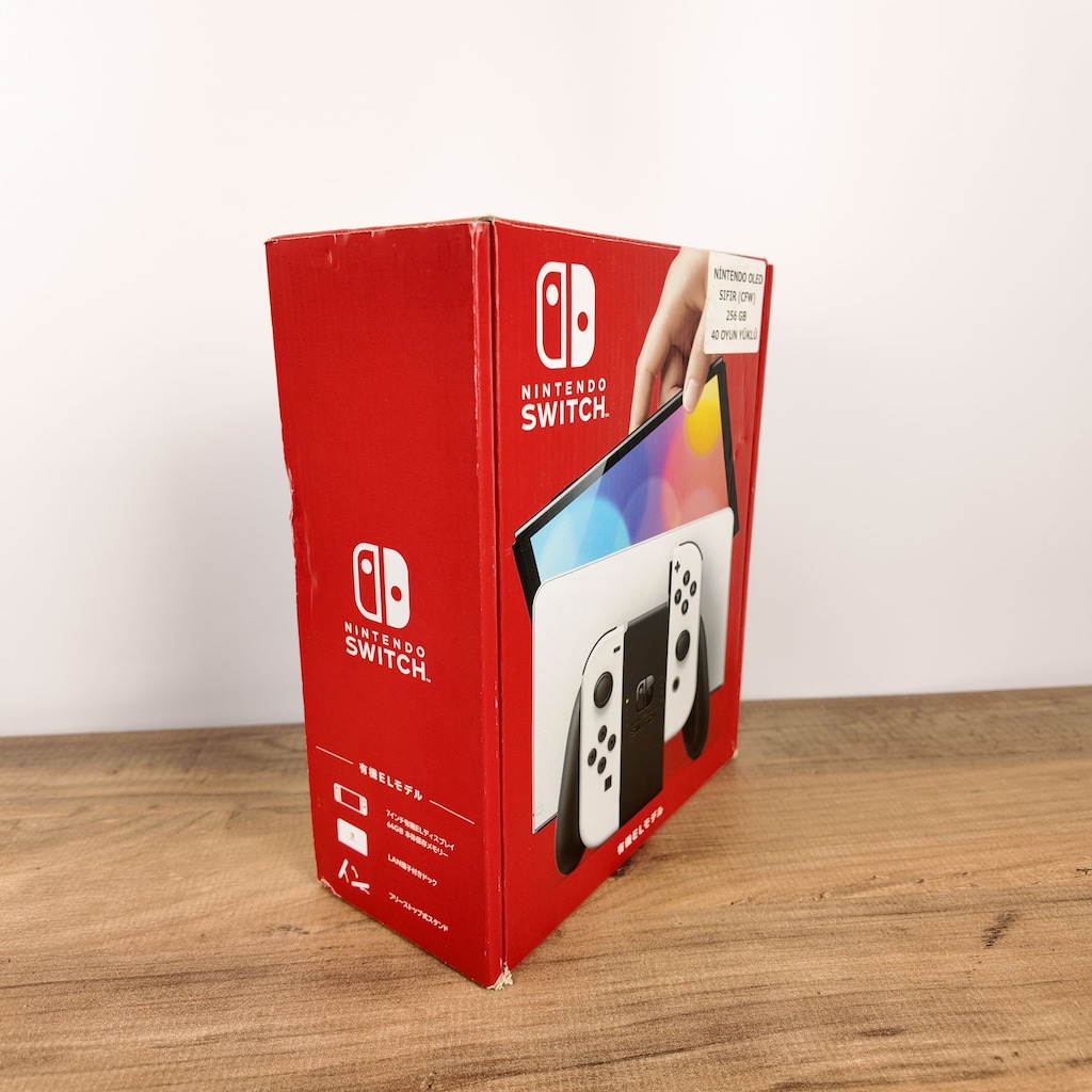 NINTENDO SWITCH OLED CFW 256 GB 40 OYUN YÜKLÜ SIFIR ÜRÜN - 4