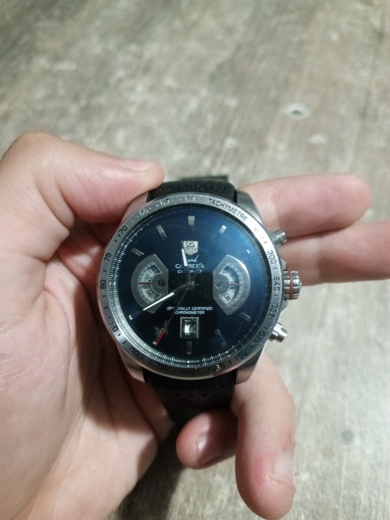 Grand Carrera Calibre 17 Siyah Erkek Kol Saati - 4