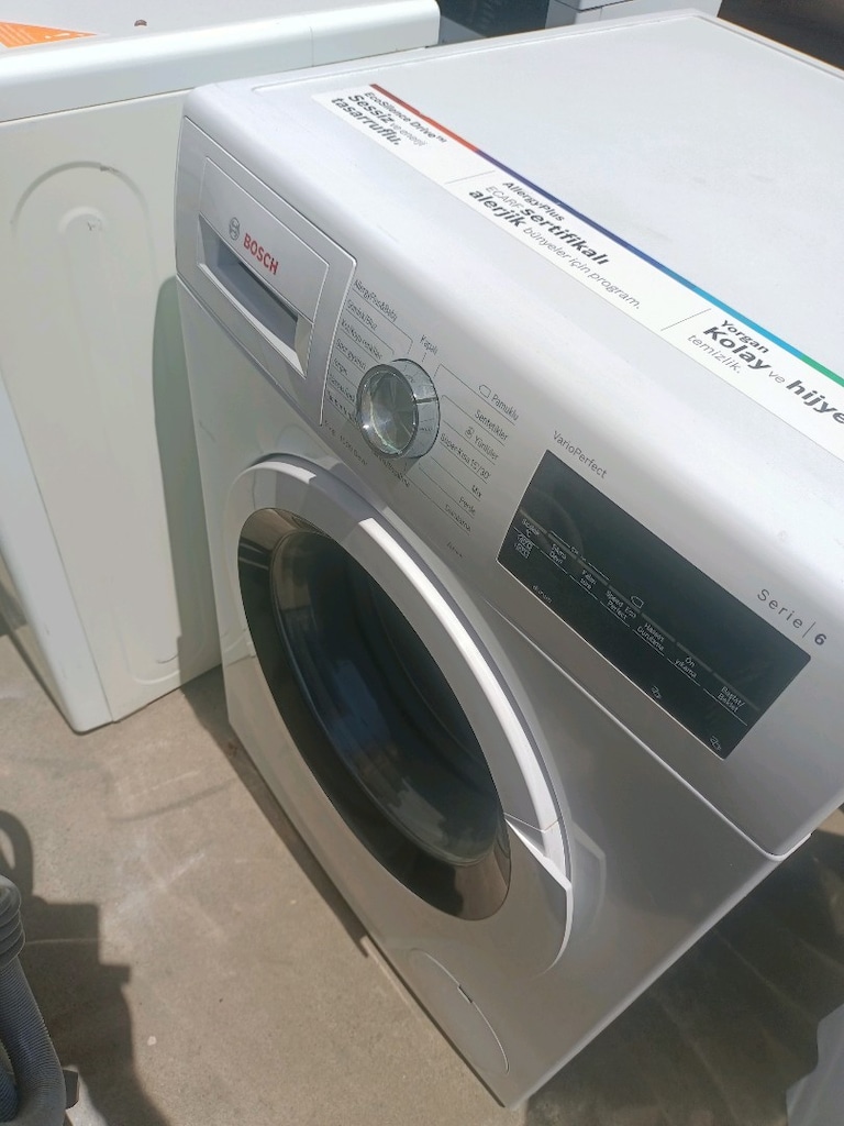 Bosch Serie 6 9 kg tertemiz sessiz yeni gibi Çamaşır Makinesi - 9