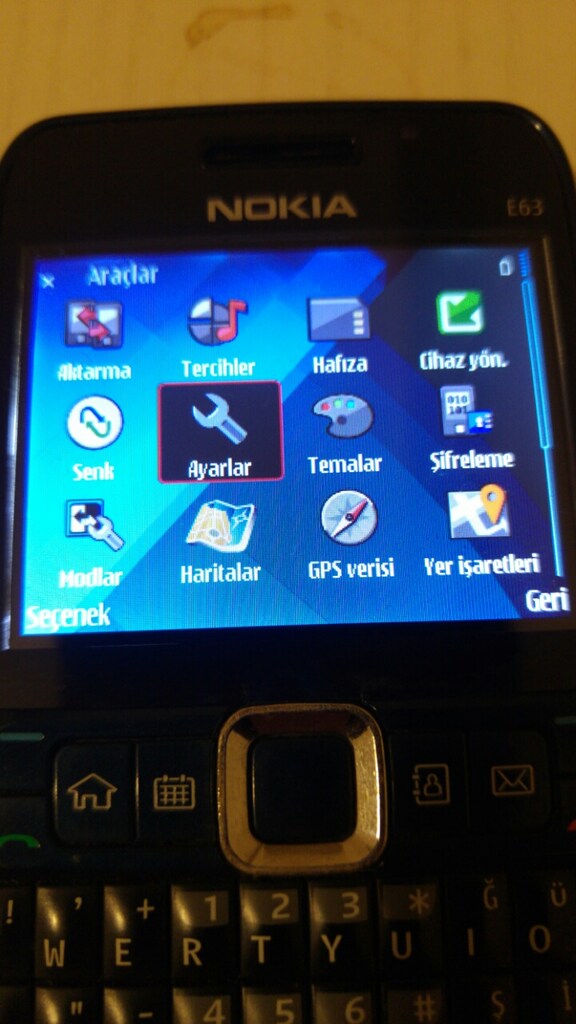 Nokia E63 blue marin (ilk sahibinden tamamiyle orjinal) - 5