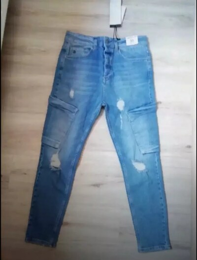 RENUAR Marka Visionary Denim Erkek Cep Jeans Pantolon - Kot Pantolon