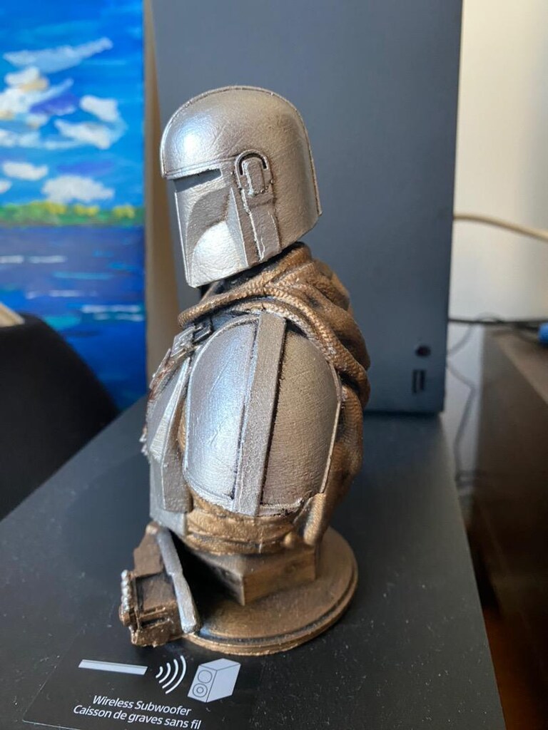 Mandalorian bust figür - 2