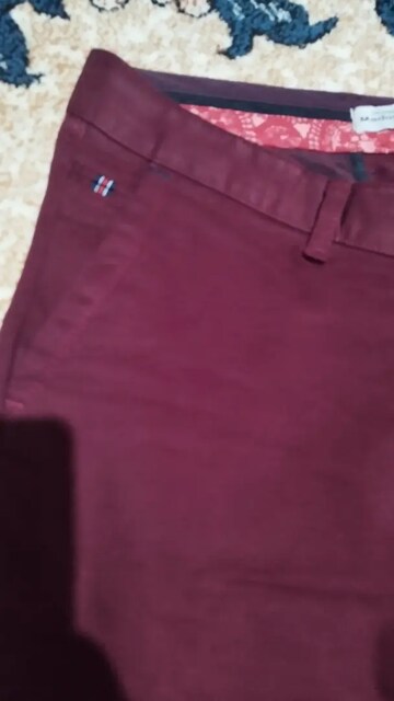 Bordo şık dokuma kumaş slim fit pantolon..Zara, Polo avva bir çok
