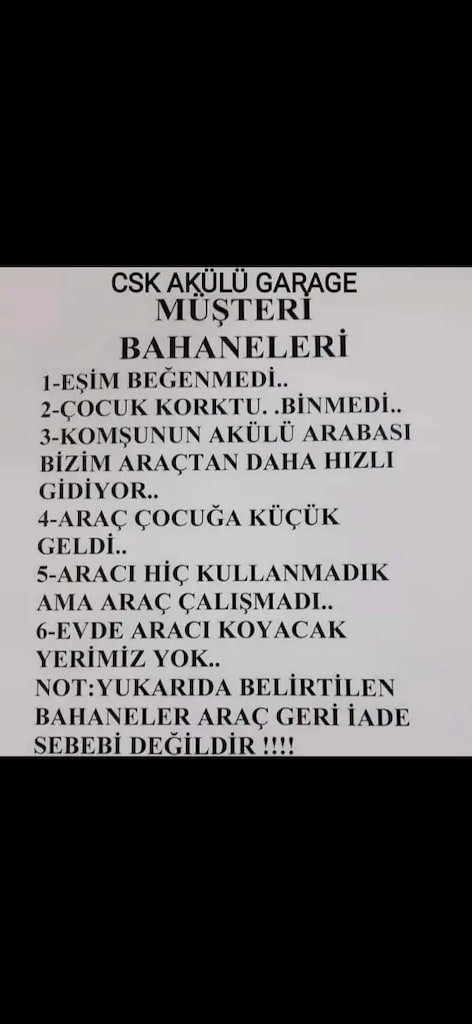 AKÜLÜ ARABA - 3