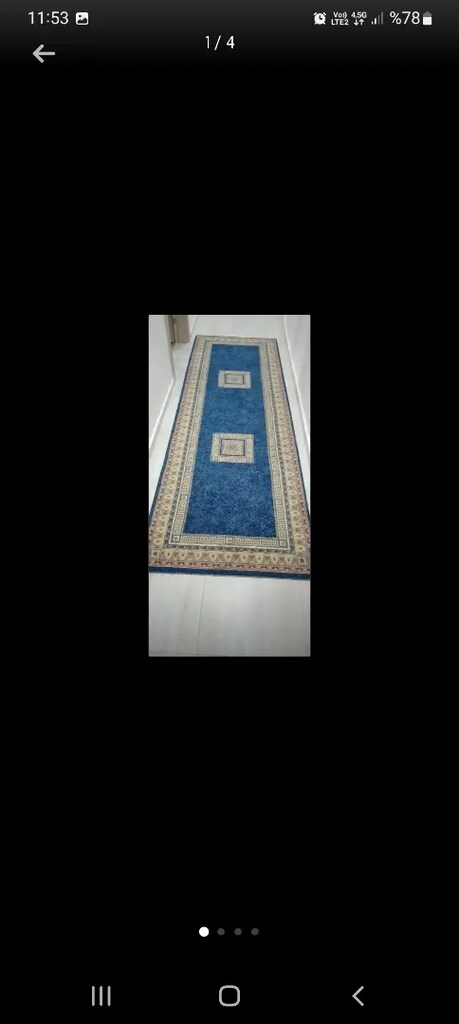 Saray halı ve yolluk 3 adet hali,2 adet yolluk hepsi tek halı fiyatina - 3