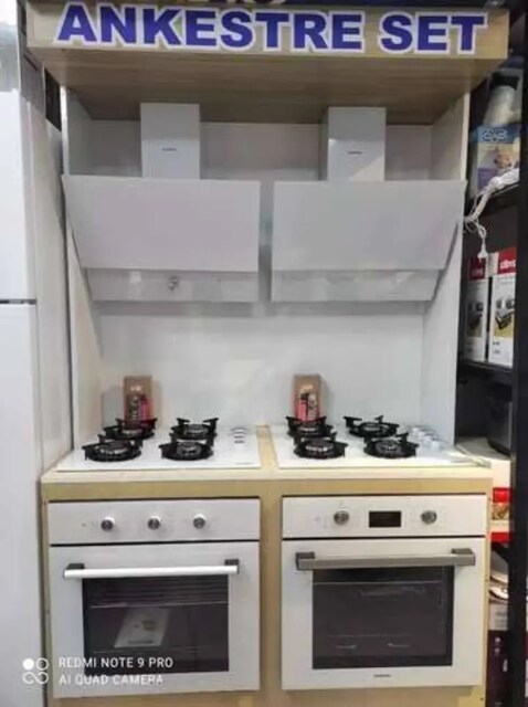 Kumtel ankastre set TURBOLU 8 foksiyon dijital