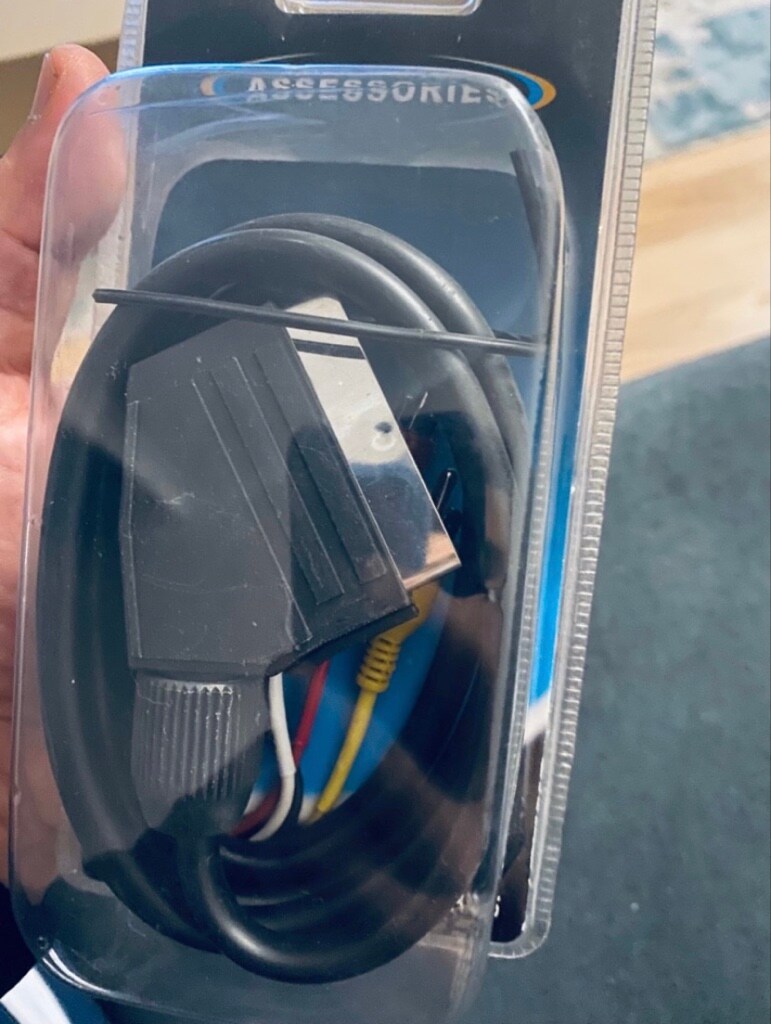 Scart ses video dönüştürücü ( sıfır orjinal )
