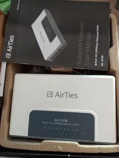 Airties sekiz port yüz megabit Ethernet dağıtıcı - 4