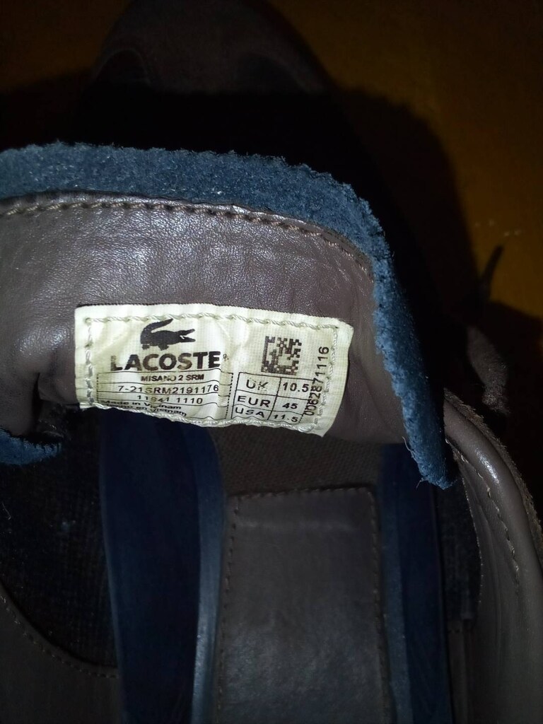 LACOSTE SÜET 44 NUMARA BAKIMLI AYAKKABI - 9