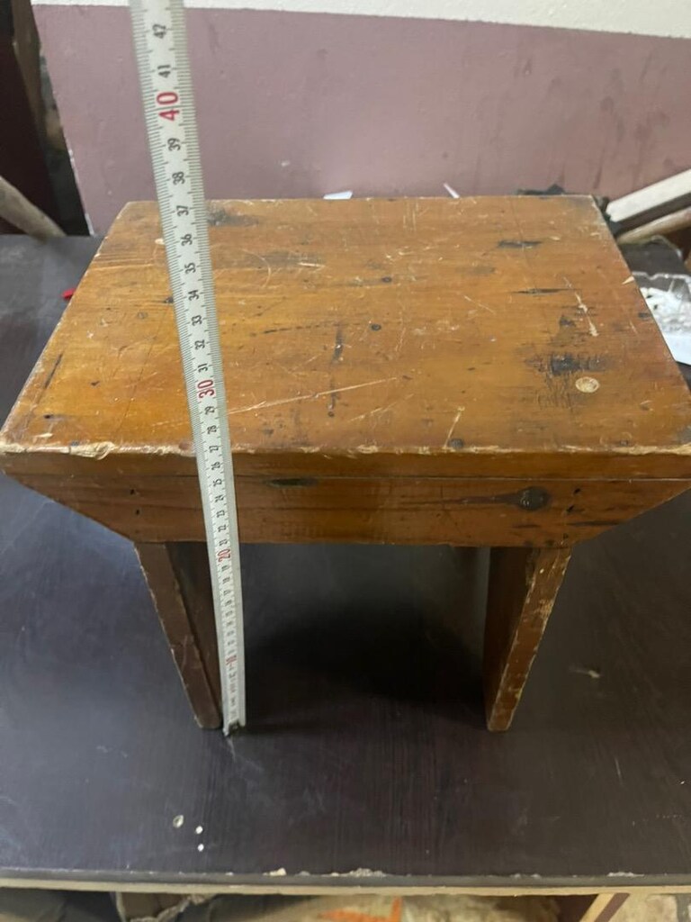 Mini şirin oturak bank sandalye ahşap mobilya ağaç - 6