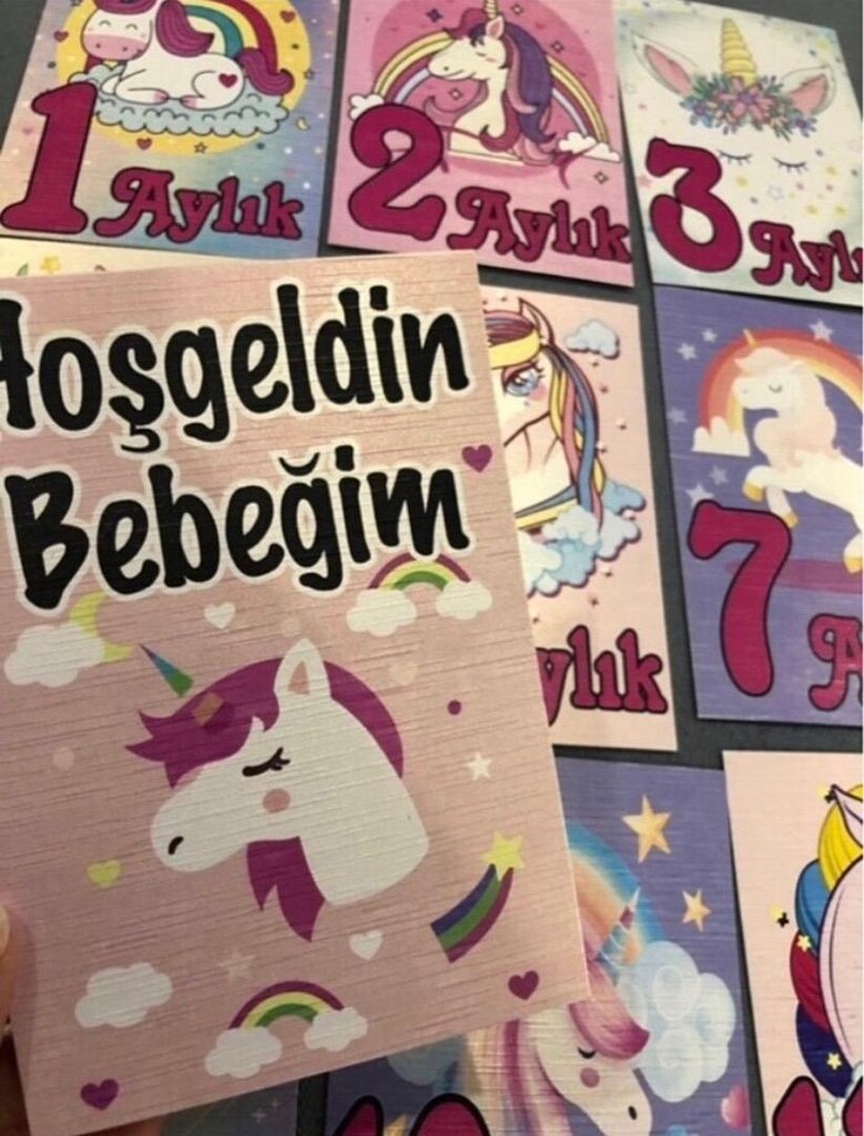 Kız Bebek anı kartı - 2