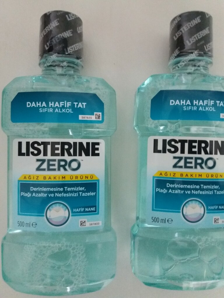 Listerine zero ağız suyu