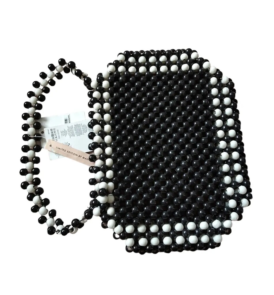 MANGO LİMİTED EDİTİON BONCUK ÇANTA - 4
