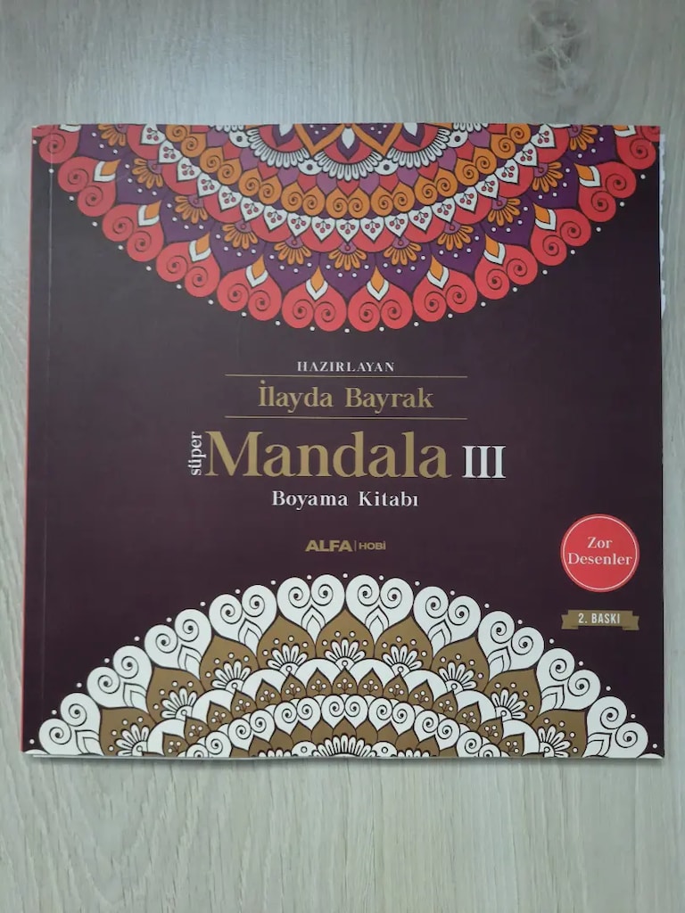Mandala boyama kitabi - 3