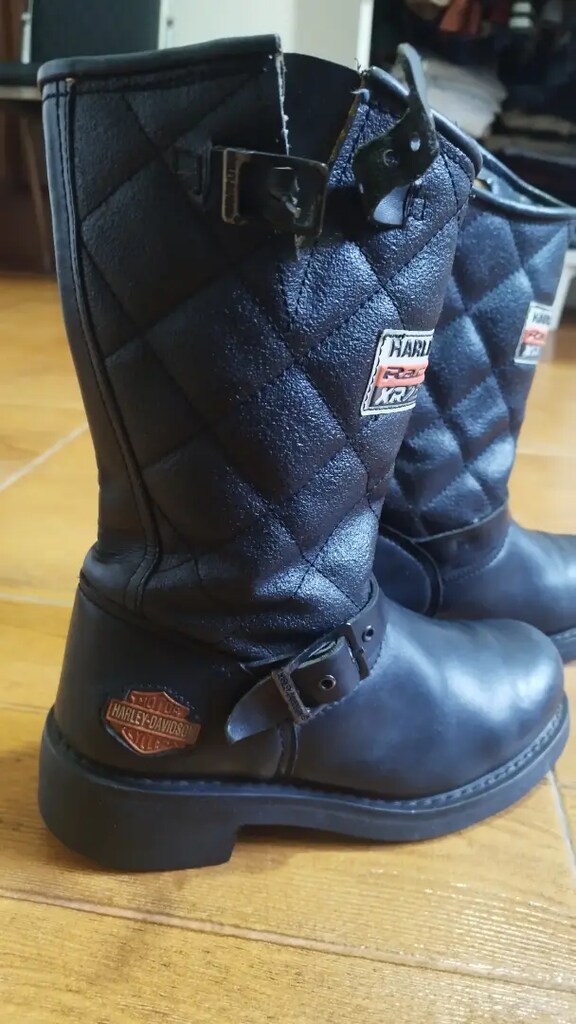 Harley Davidson kadın bot çizme...Zara ve bir çok kadın, erkek bot, - 2