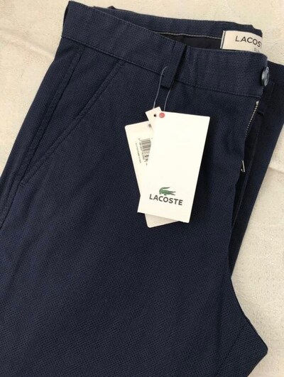 Lacoste 44 beden orjinal lacivert sıfır erkek pantolon.