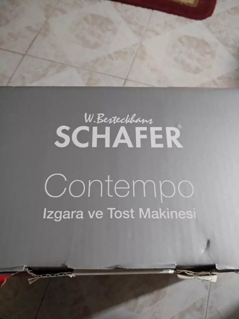 SCHAFER CONTEMPO ( AMBALAJ KUTUSU ) TOST MAKİNASI DEĞİL - 2